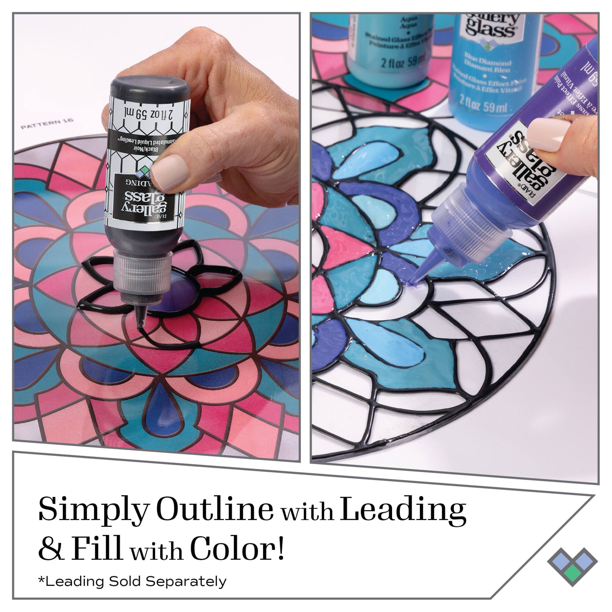Plaid® Gallery Glass® Stained Glass Painting Kit